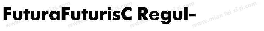 FuturaFuturisC Regul字体转换
